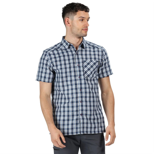 Regatta Mens Mindano V Short Sleeve Shirt