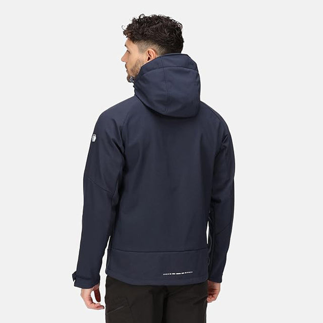 Regatta Mens Hewitts VII Hooded Lined Softshell Jacket
