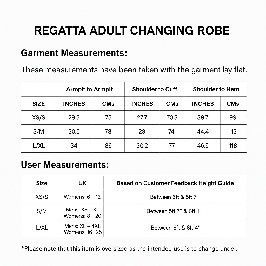 Regatta Adults Unisex Waterproof Dry Changing Robe