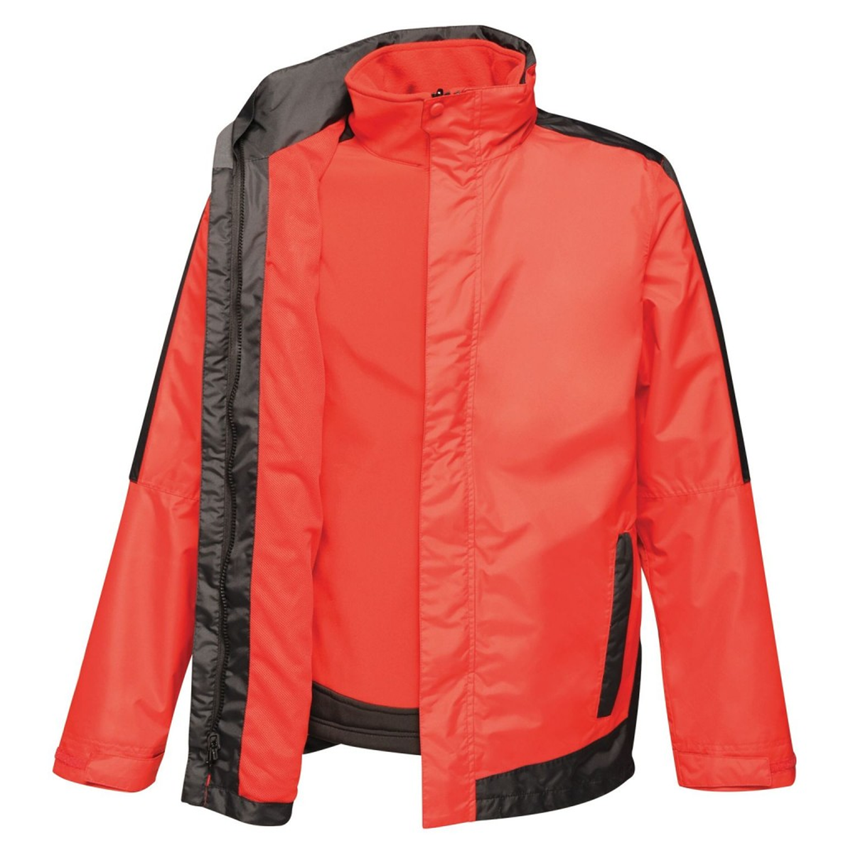 Regatta Mens Contrast 3 in 1 Softshell Inner Waterproof Jacket ...