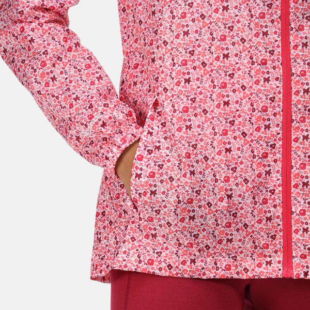 Regatta Womens Printed Pack it Packaway Waterproof Jacket