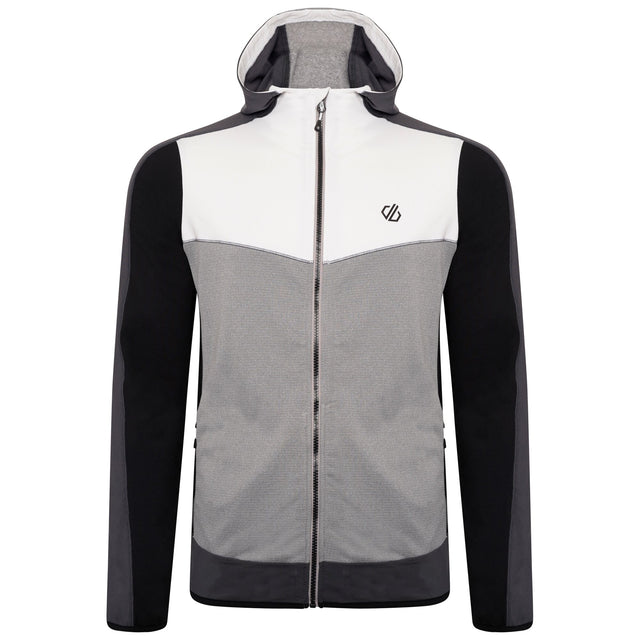 Dare2b Mens Revivied Core Full Zip Stretch Hooded Jacket