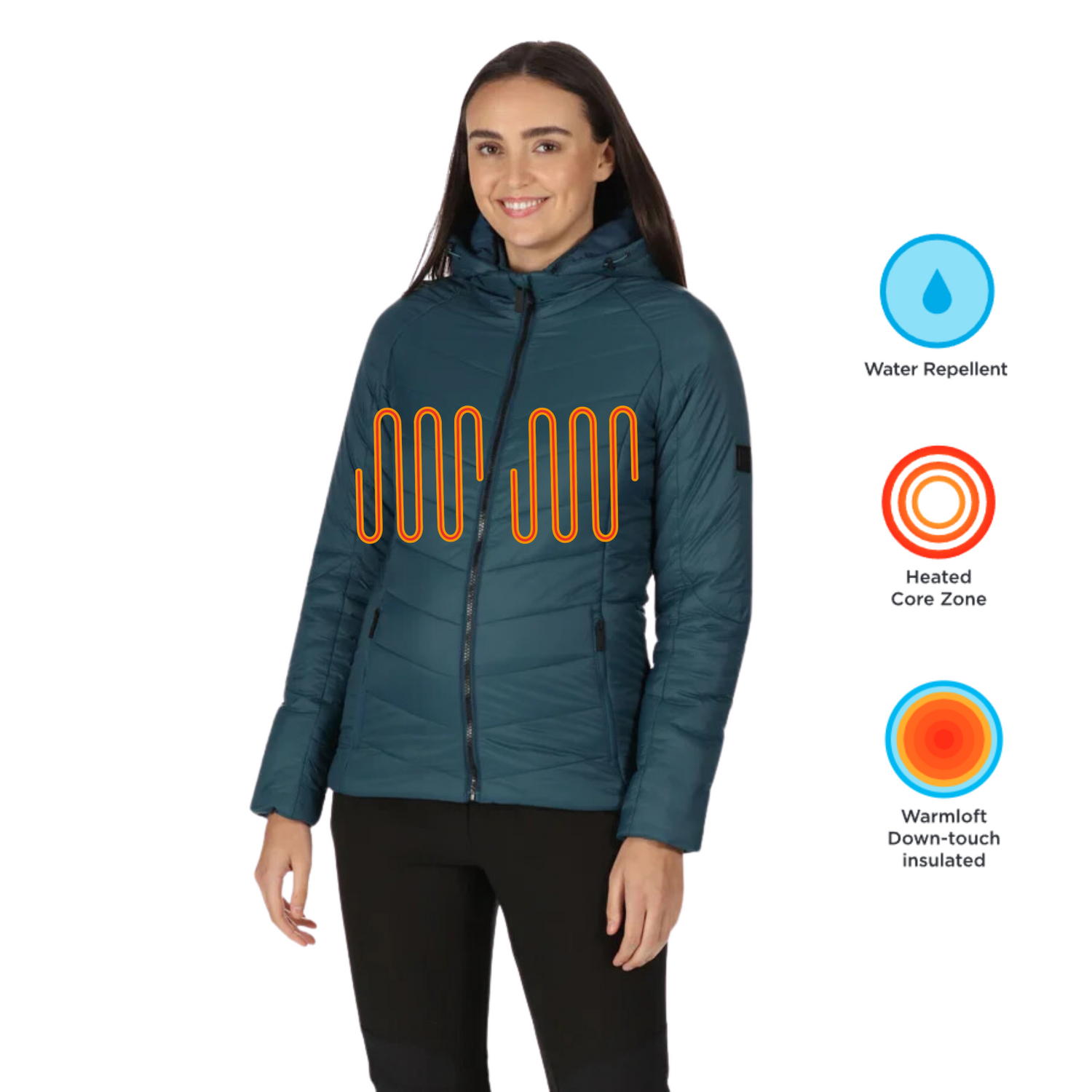 Regatta Womens Voltera Loft III Insulated Battery Heated Jacket