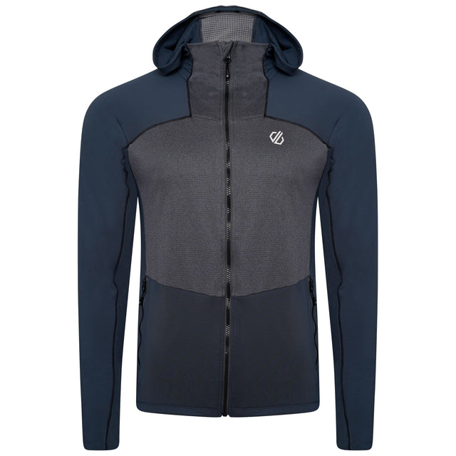 Dare2b Mens Revive II Lightweight Full Zip Stretch Hooded Jacket