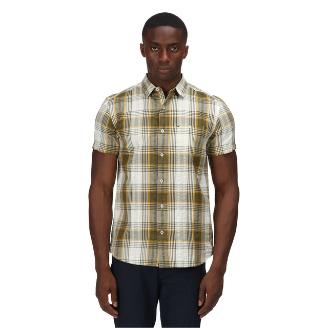 Regatta Mens Deakin IV Short Sleeve Check Shirt