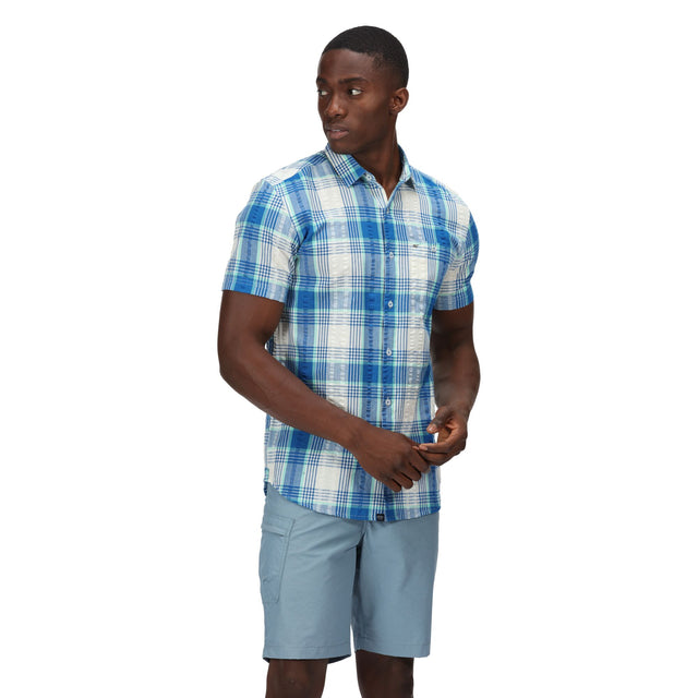 Regatta Mens Deakin IV Short Sleeve Check Shirt