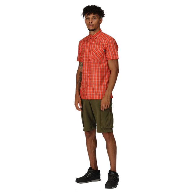 Regatta Mens Kalambo VII Short Sleeve Check Shirt