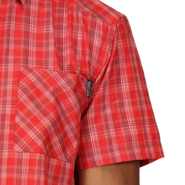 Regatta Mens Kalambo VII Short Sleeve Check Shirt
