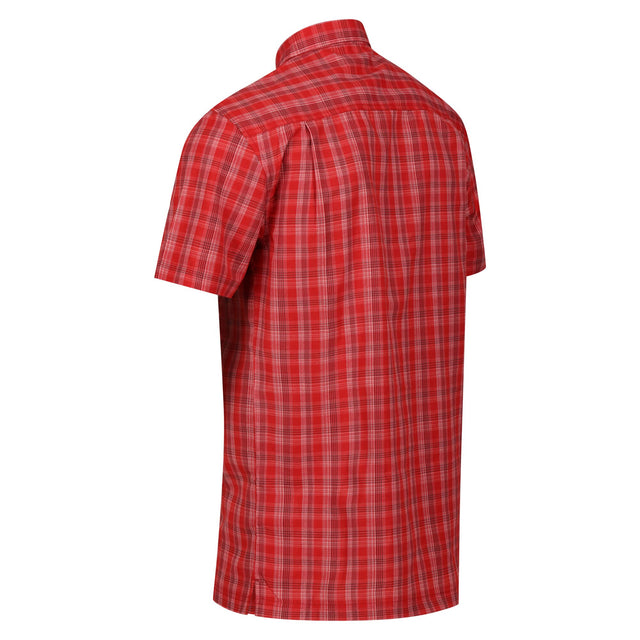 Regatta Mens Kalambo VII Short Sleeve Check Shirt