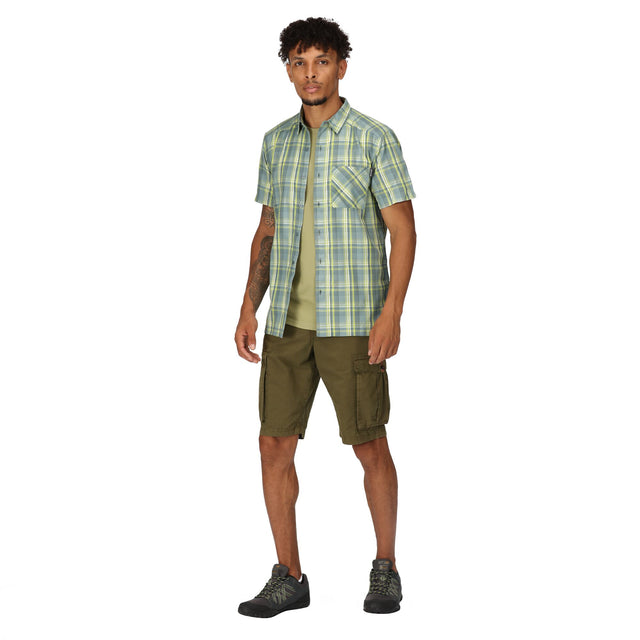 Regatta Mens Mindano VII Short Sleeve Check Shirt