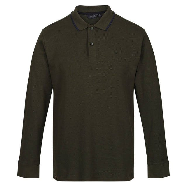 Regatta Mens Leaonzo Long Sleeved Polo Shirt