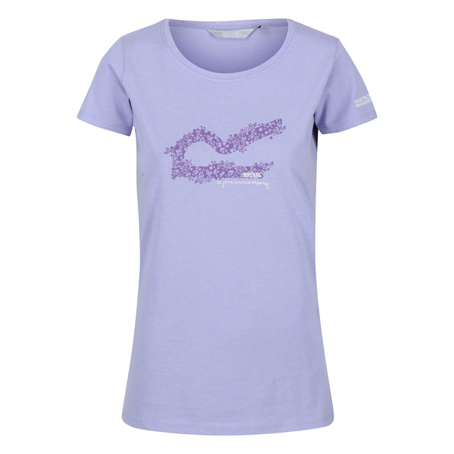Regatta Womens Breezed Short Sleeve Graphic Print T Shirt