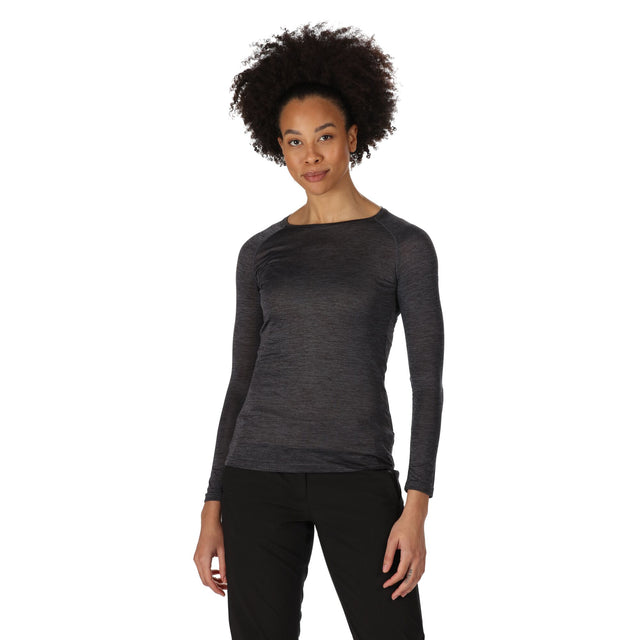 Regatta Womens Burlow Long Sleeve Actice T Shirt