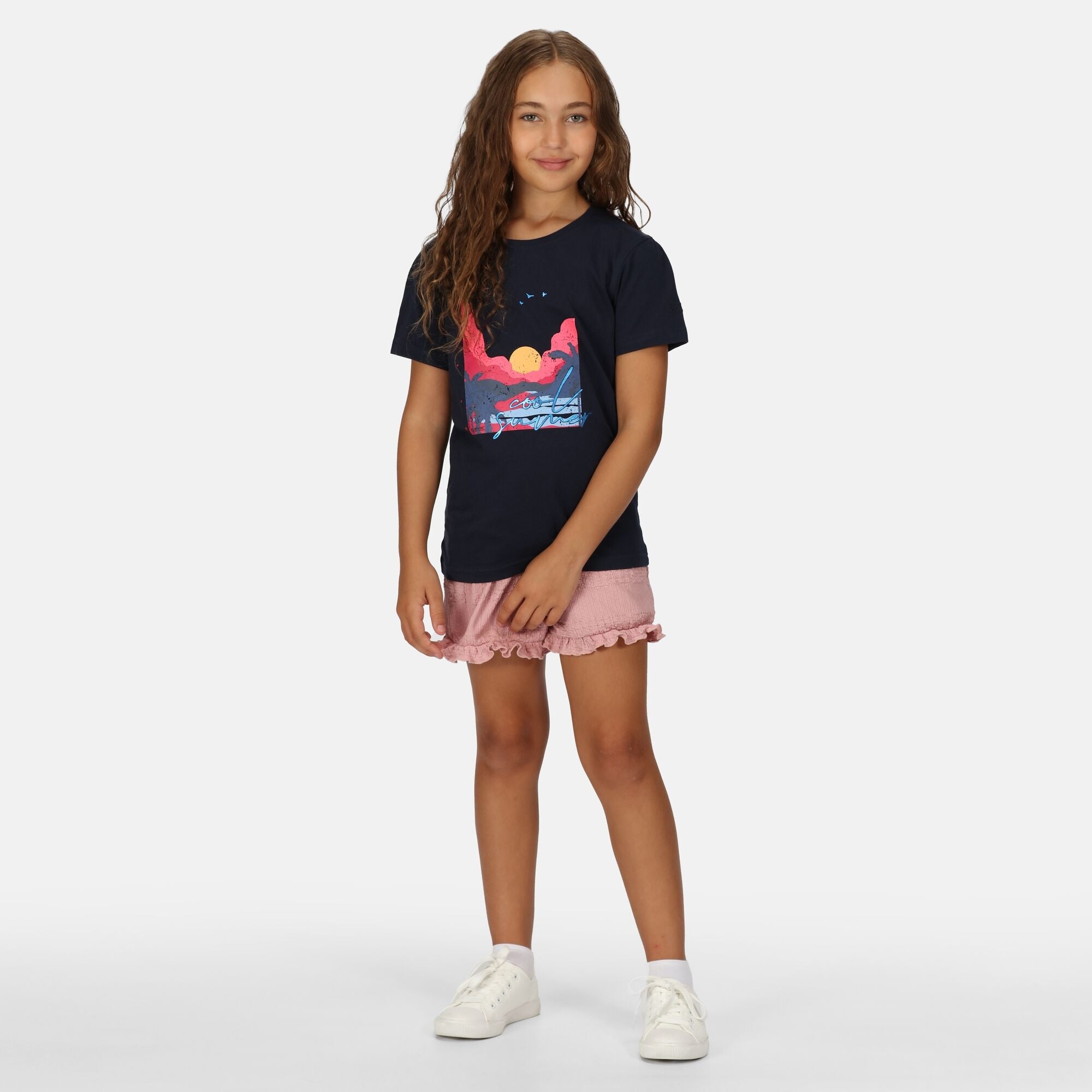 T-shirt De Surf Regatta Kids Bosley VI - Orange - 9-10 Ans - Neuf Avec étiquettes
