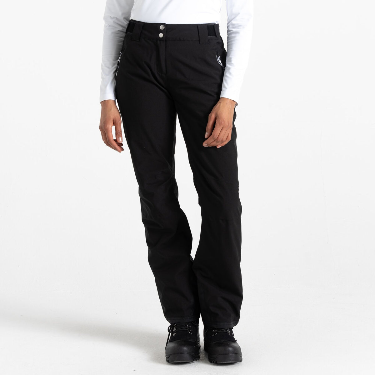 Pantalon De Ski Femme Dare2b Effused II Imperméable Noir, Salopette, Taille 24-30, Neuf