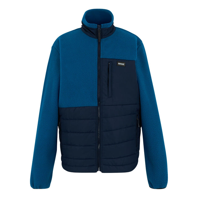 Regatta Mens Frankie Borg Full Zip Hybrid Fleece