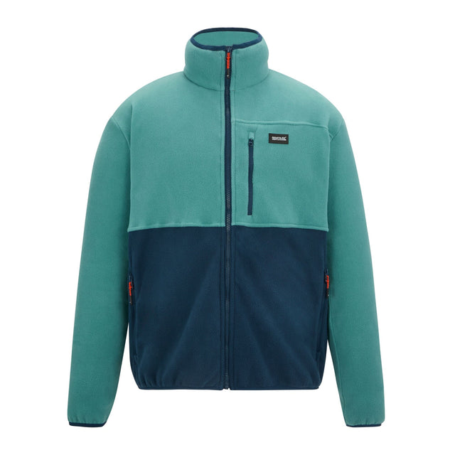 Regatta Mens Frankie Colour Block Full Zip Fleece Jacket