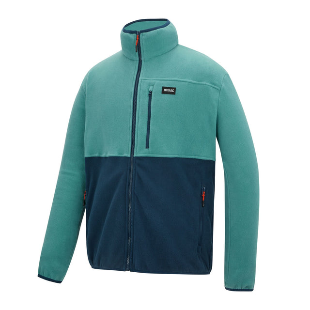 Regatta Mens Frankie Colour Block Full Zip Fleece Jacket