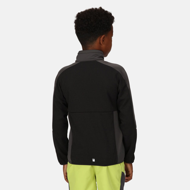 Regatta Kids Highton IV Full Zip Stretch Fabric Fleece Jacket