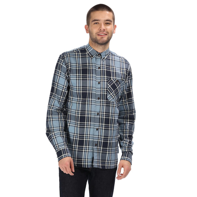 Regatta Mens Lazare Long Sleeve Check Shirt