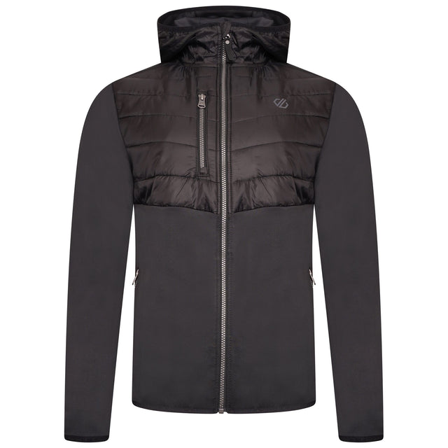 Dare2b Mens Narrative II Softshell Hybrid Hooded Fleece Jacket