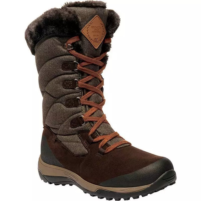 Regatta Womens Lady Newley Mid Waterproof Winter Fleece Lined Snow Boots