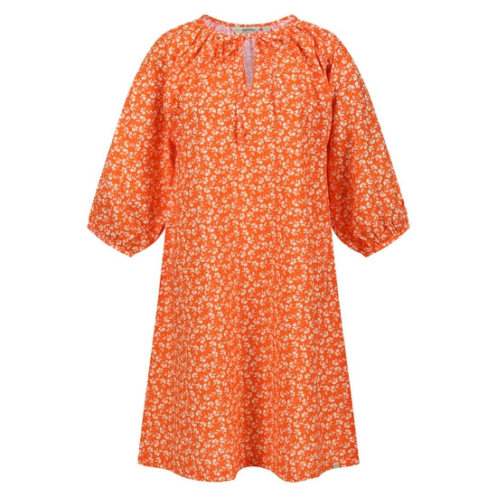 Regatta Womens Orla Kiely Tie Neck Casual Summer Dress
