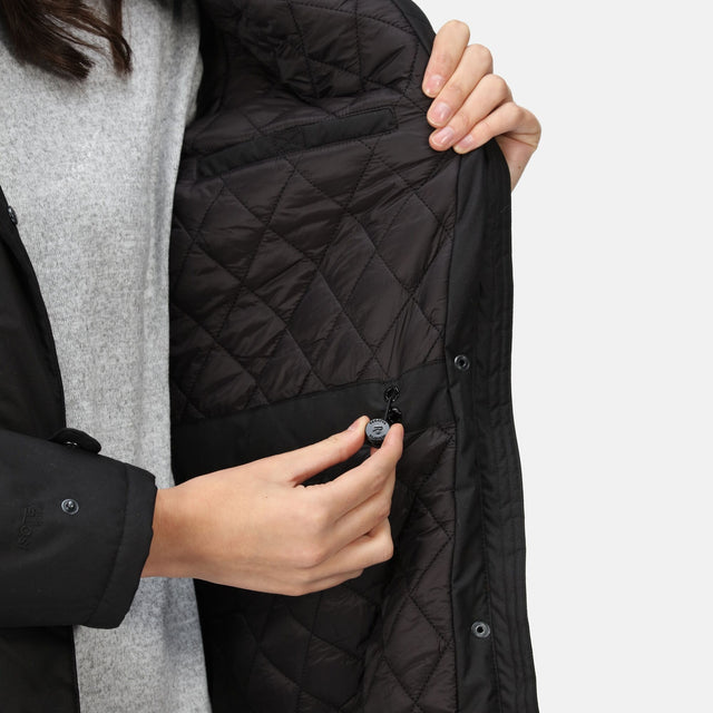 Regatta Womens Renata Fur Collar Insulated Waterproof Jacket