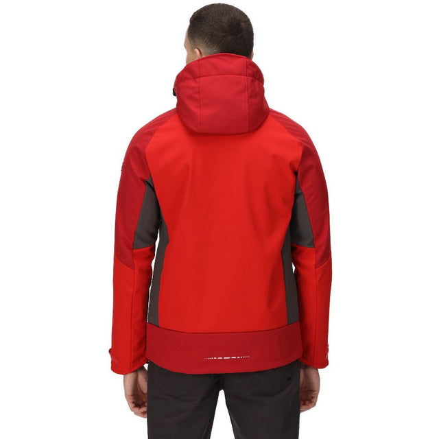 Regatta Mens Hewitts VII Hooded Lined Softshell Jacket