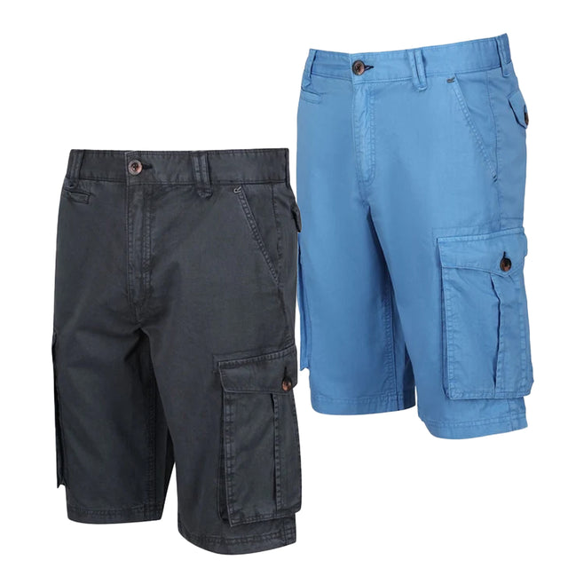 Regatta Mens Shorebay Casual Cotton Cargo Shorts