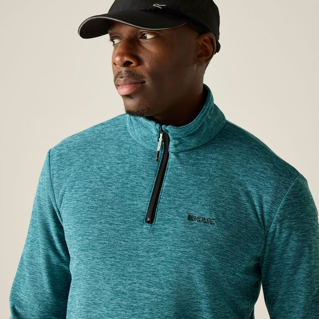 Regatta Mens Thompson Marl Half Zip Fleece Jacket