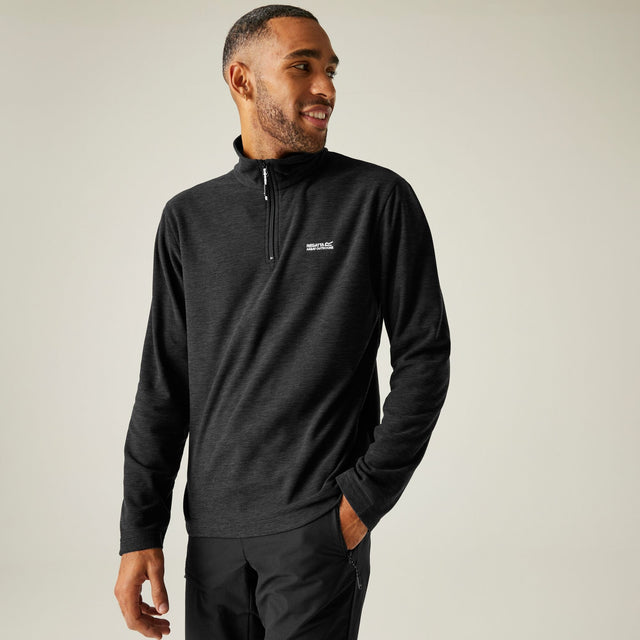 Regatta Mens Thompson Marl Half Zip Fleece Jacket