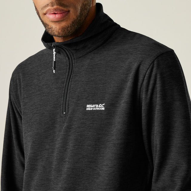 Regatta Mens Thompson Marl Half Zip Fleece Jacket