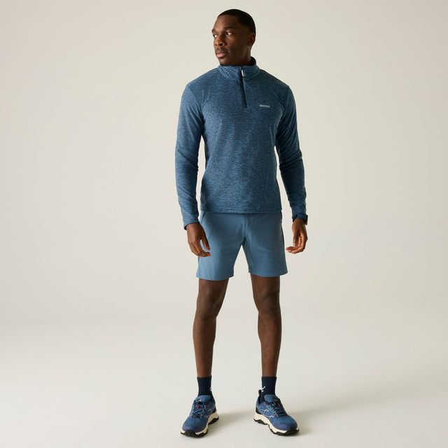 Regatta Mens Thompson Marl Half Zip Fleece Jacket