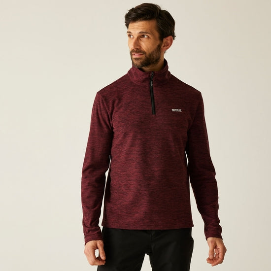 Regatta Mens Thompson Marl Half Zip Fleece Jacket
