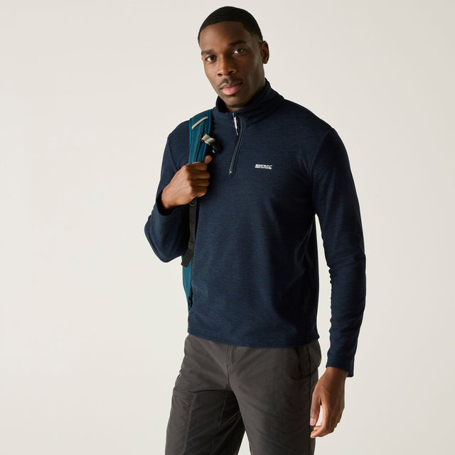 Regatta Mens Thompson Marl Half Zip Fleece Jacket