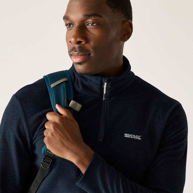 Regatta Mens Thompson Marl Half Zip Fleece Jacket