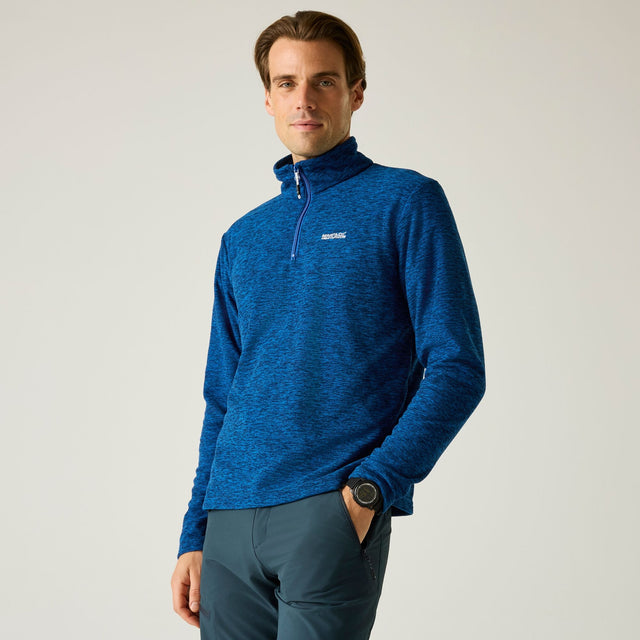 Regatta Mens Thompson Marl Half Zip Fleece Jacket