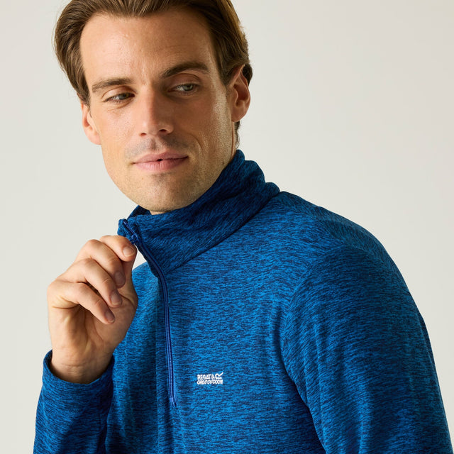 Regatta Mens Thompson Marl Half Zip Fleece Jacket