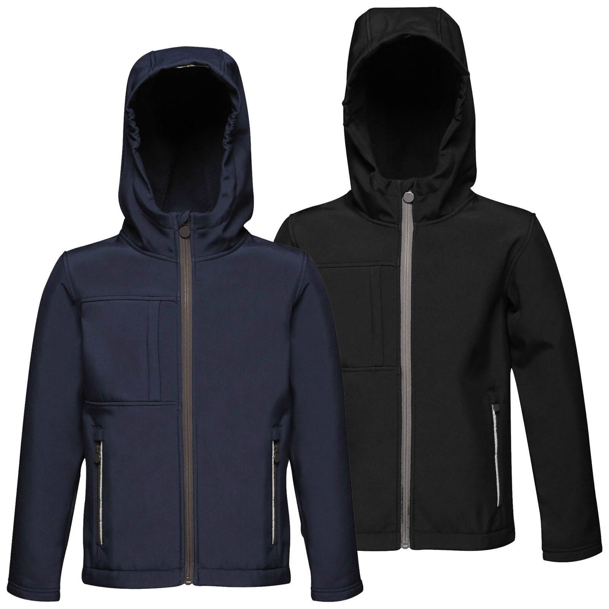 Regatta Octagon Kids Boys Girls School Hooded Lined Softshell Jacket RRP £55