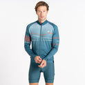 Dare2b Mens AEP Revolving Long Sleeve Cycle Cycling Jersey