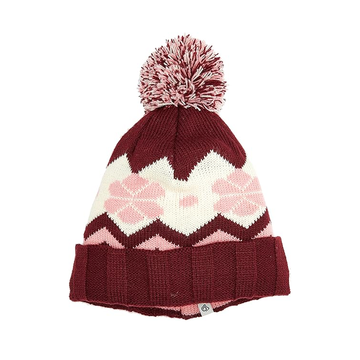 Craghoppers Womens Knit Stripe Bobble Hat