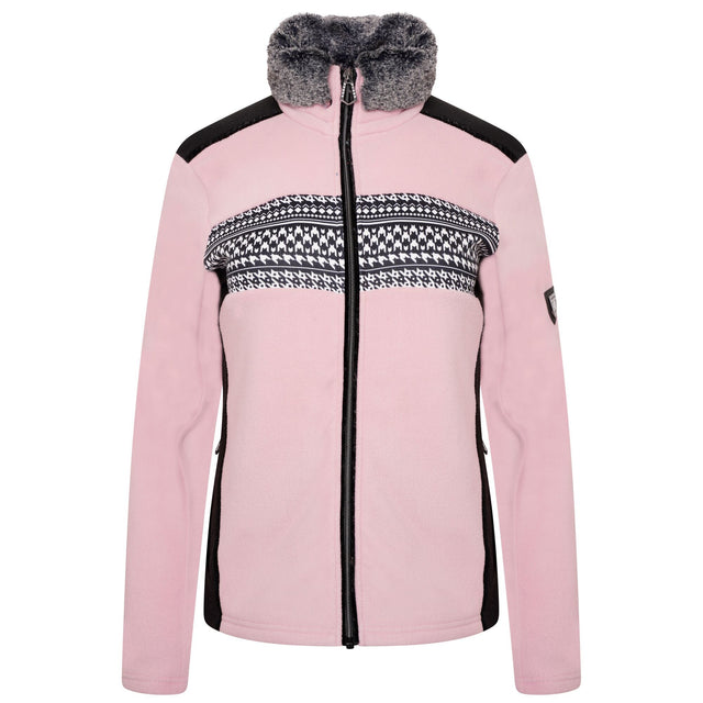 Dare2b Womens Engross Faux Fur Trim Full Zip Sweater