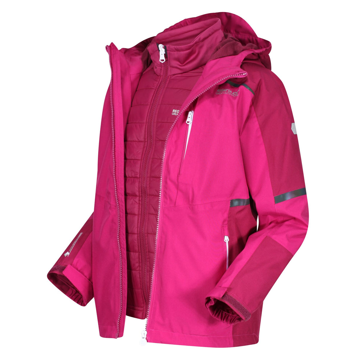 Regatta Kids Hydrate VI 3-in-1 Waterproof Jacket