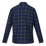 Regatta Mens Lance Long Sleeved Cotton Checked Shirt