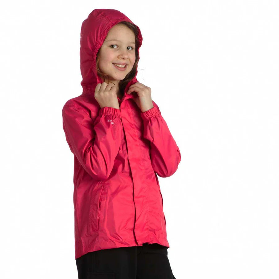 Regatta Kids Girls Pack It Waterproof Jacket - Pink