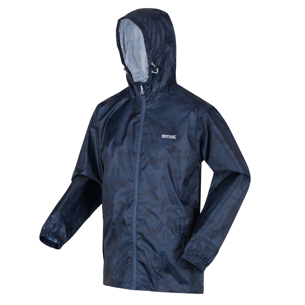 Regatta Mens Printed Pack It Waterproof Jacket