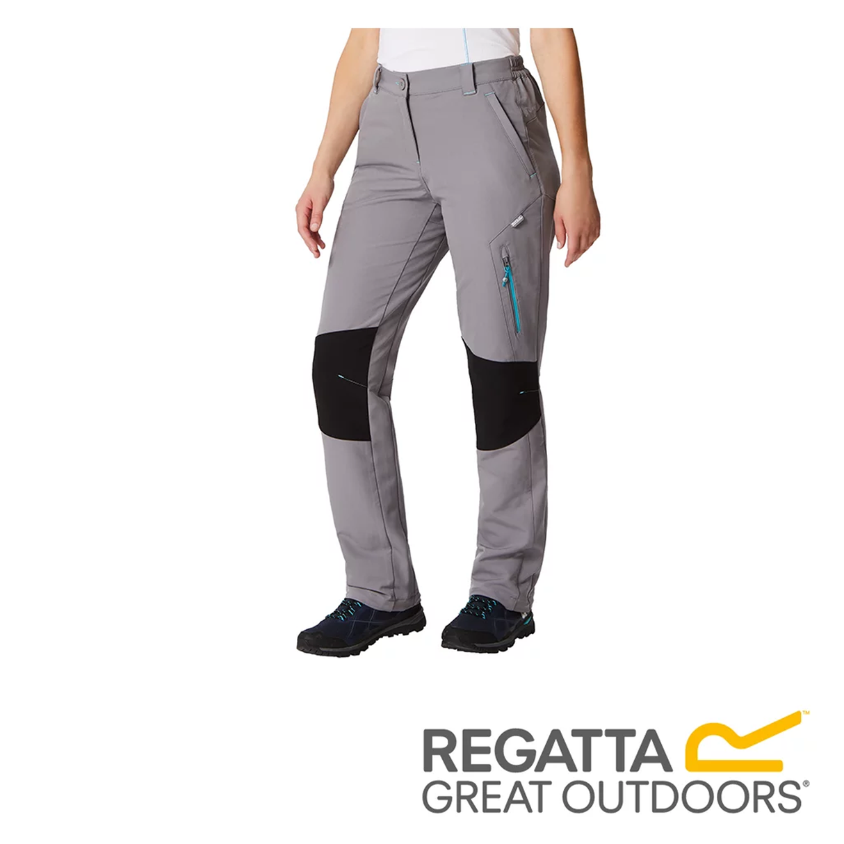 Regatta Womens Questra Stretch Fabric Lightweight Walking Trousers