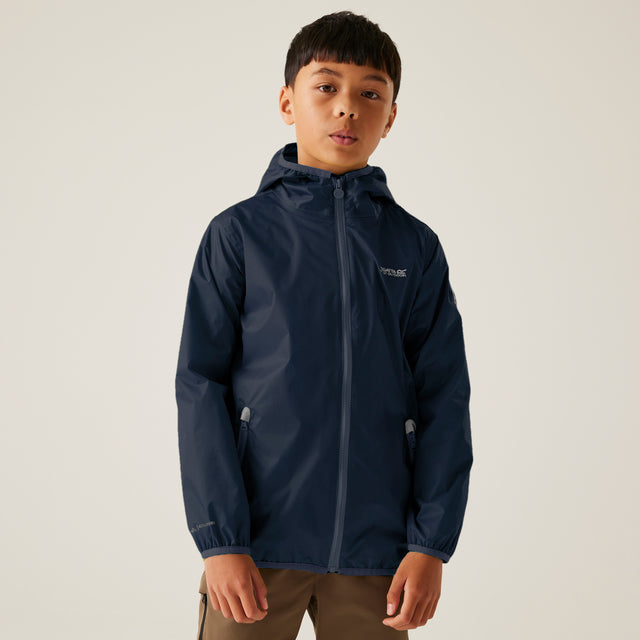 Regatta Kids Lever II Waterproof Packaway Jacket