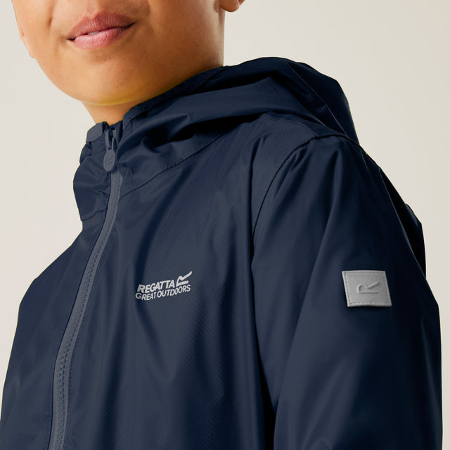 Regatta Kids Lever II Waterproof Packaway Jacket